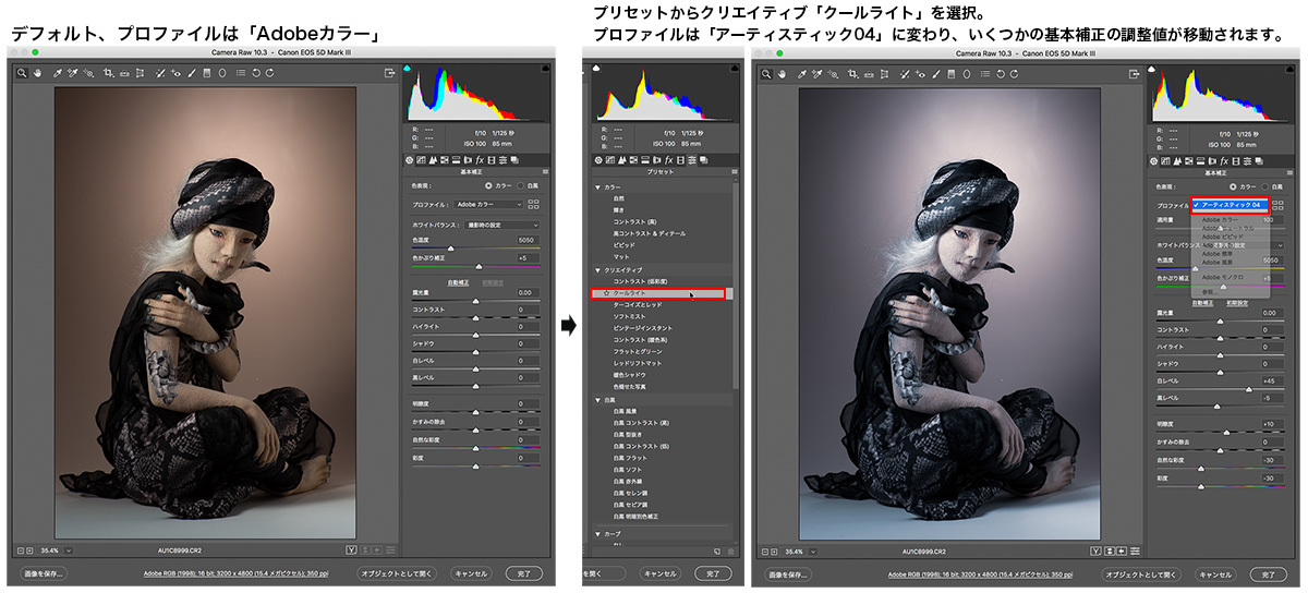 Adobe Camera Raw 10.3 リリース！新機能①「かすみの除去」配置移動と「シャープ量」の変更、プリセットの追加・操作変更点_f0274403_22591185.jpg