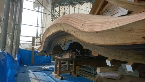 唐破風の続き 宮大工 内田工務店 棟梁のブログ