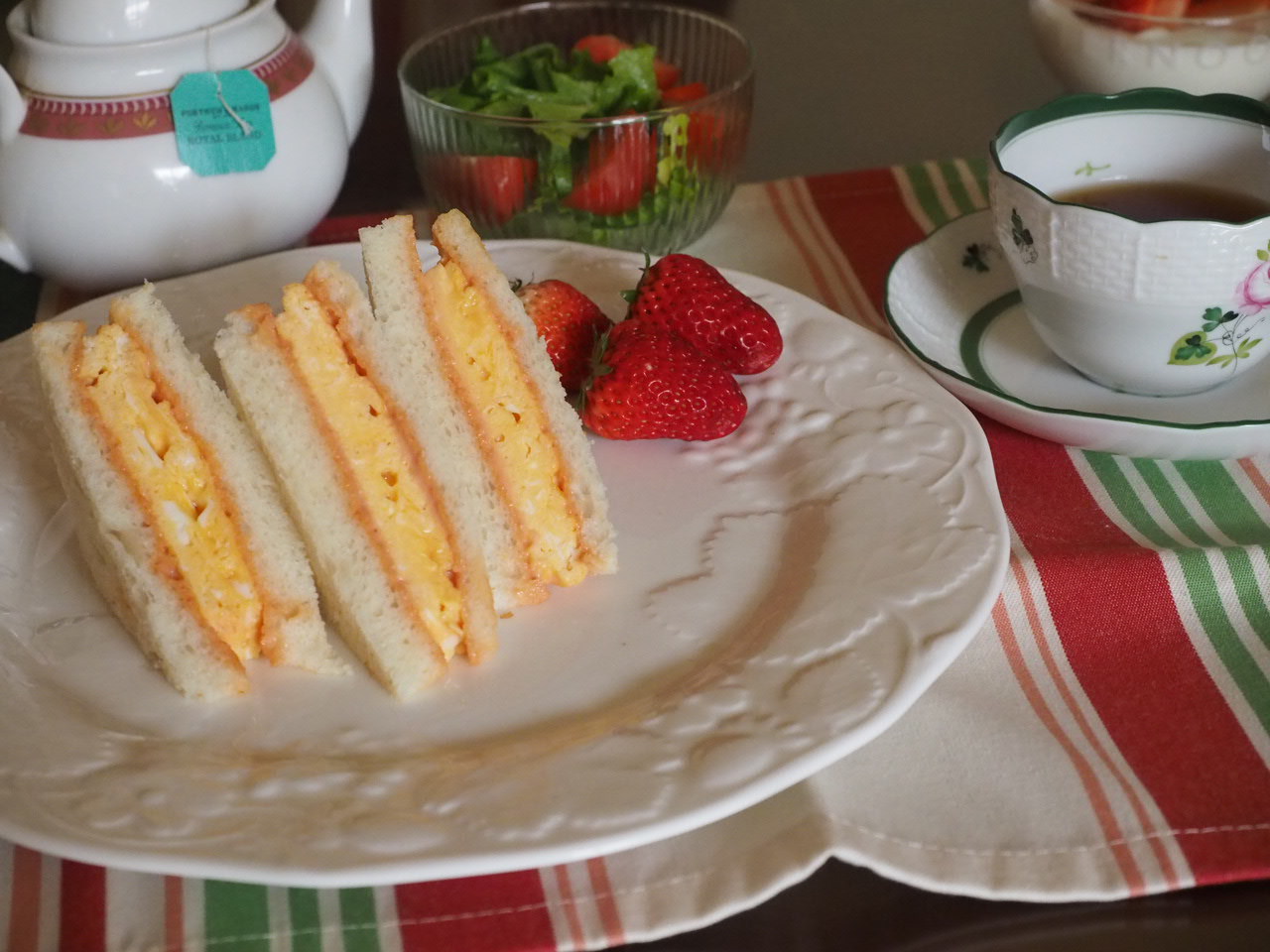 春色サンドのブランチ～♫_f0295238_13494170.jpg