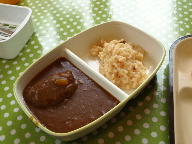 子ども食堂 木と風の香りカフェ その2(白老牛と北上さんの原木椎茸入りスープハンバーグ など)_d0153062_09421449.jpg