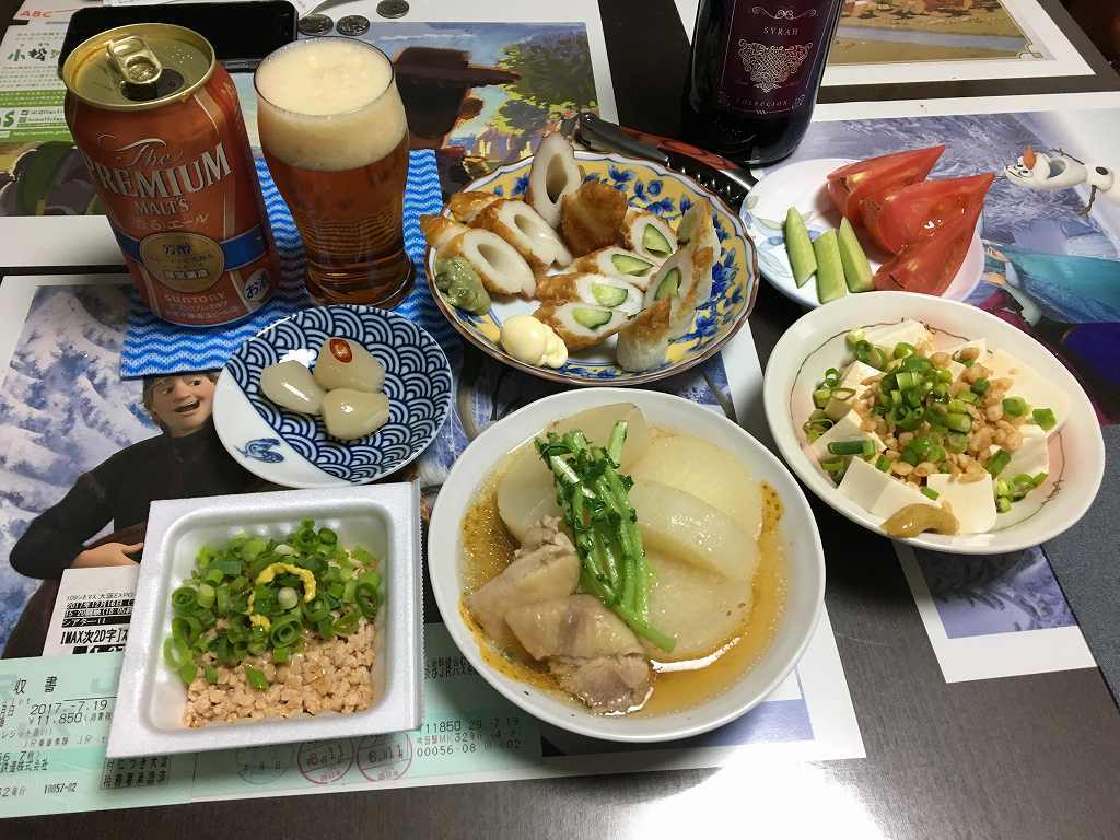 180331本日の晩酌の肴は大根と鳥ももの炊いたやつ_a0352827_17143658.jpg