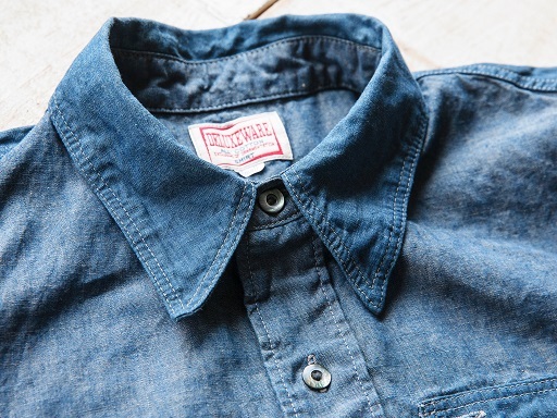 DELUXEWAREより\"SHORT CHAMBRAY SHIRTS\"のご紹介です!!_d0160378_17405972.jpg