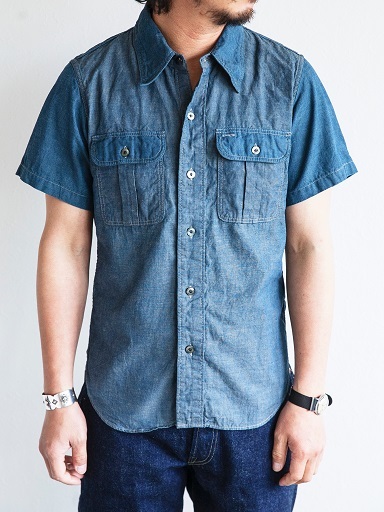 DELUXEWAREより\"SHORT CHAMBRAY SHIRTS\"のご紹介です!!_d0160378_17411150.jpg