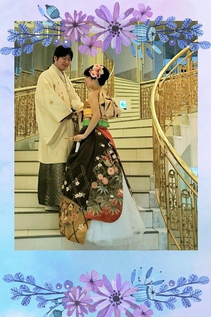 振袖を豪華な和dressに変える 優和dress ブライダル前撮り 山口下関市の着付け教室 出張着付け はまゆうスタイル 振袖を豪華な和dressに変える 優和dress ブライダル前撮り 山口下関市の着付け教室 出張着付け はまゆうスタイル