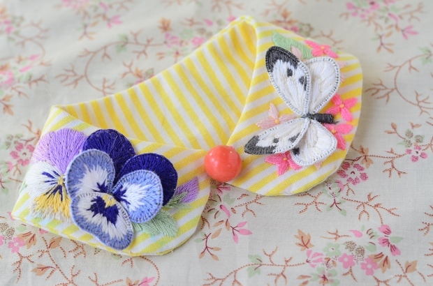 誕生日の襟とスイーツ、そしてオフショット　　Handmade Cat\'s Collar & Homemade Flower Cupcakes_d0025294_21483098.jpg