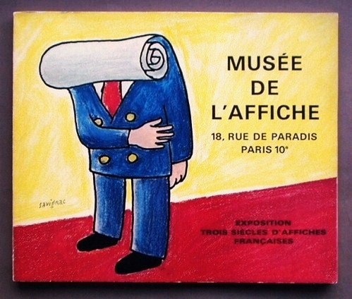 レイモン・サヴィニャックの招待状「Musée de L'Affiche」(1978