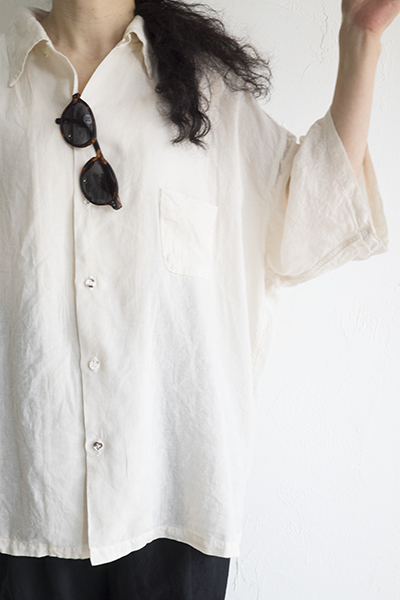 KAPITAL Shirt (Short Sleeve) Soft Linen Hunting Nam Aloha