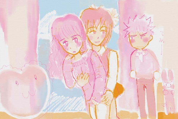 初めに断っておくがこれはパンチラじゃない、 パンチラに見えるノーパンチラ…だとお?…ピンクたん_c0349676_18344444.jpg