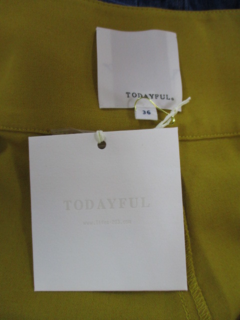 TODAYFUL トゥディフル Vintage Tuck PT　★_e0076692_19190259.jpg