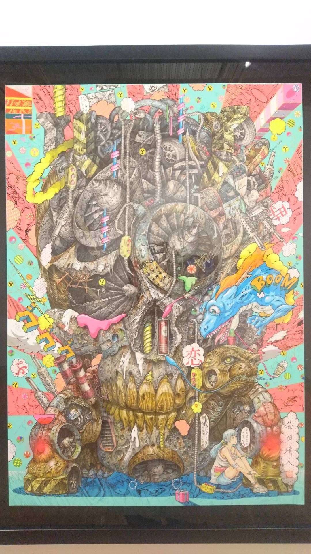 笹田靖人個展「WINGS」at 天王洲アイル T-ART HALL　虹光のCHAOS, 極彩のSURVIVING_c0002171_06232918.jpg