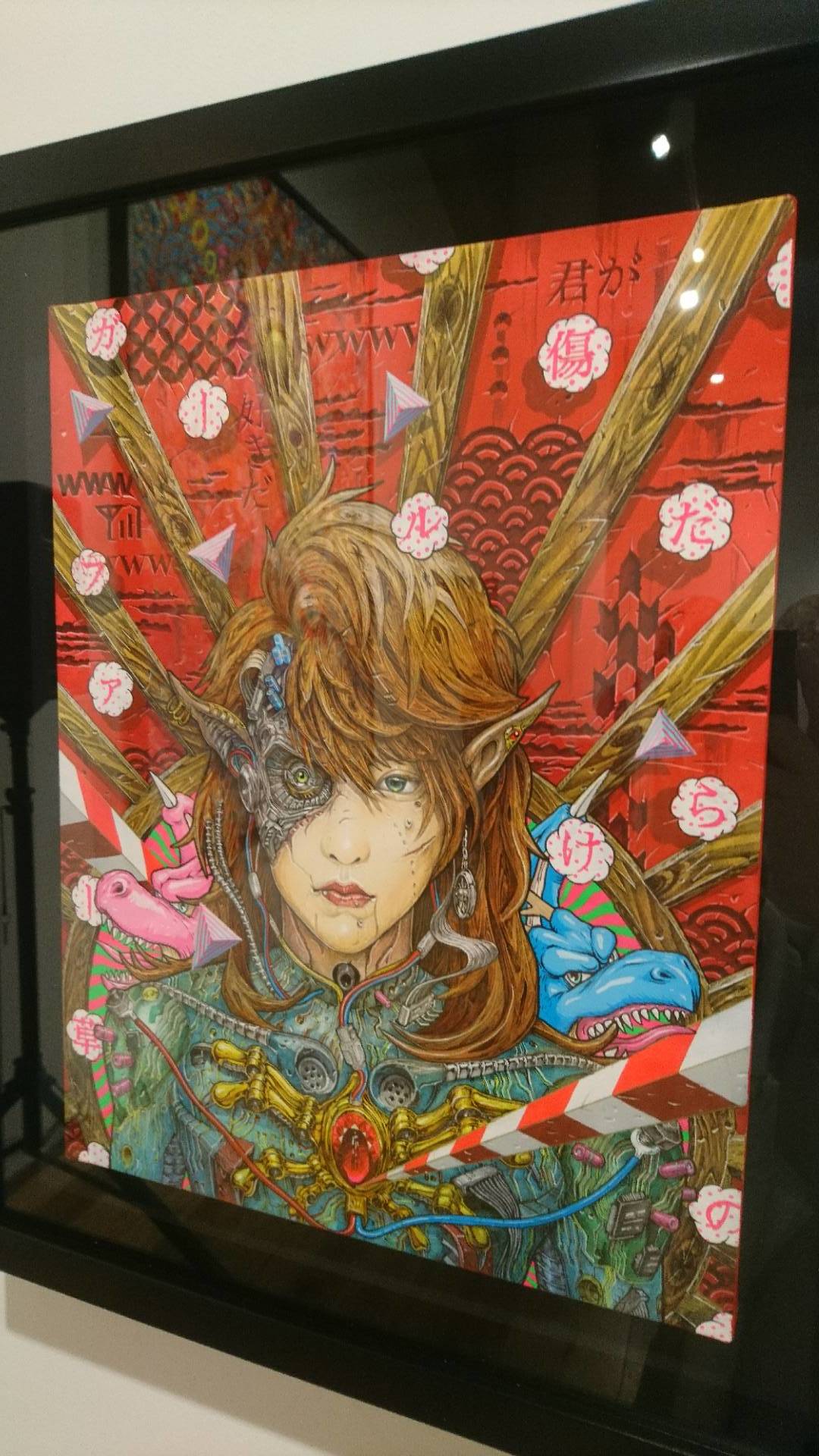 笹田靖人個展「WINGS」at 天王洲アイル T-ART HALL　虹光のCHAOS, 極彩のSURVIVING_c0002171_06440959.jpg