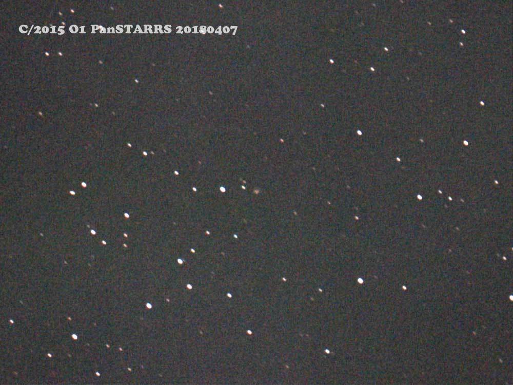 C/2015 O1　パンスターズ彗星と電源トラブル(T_T)_b0163788_00365387.jpg