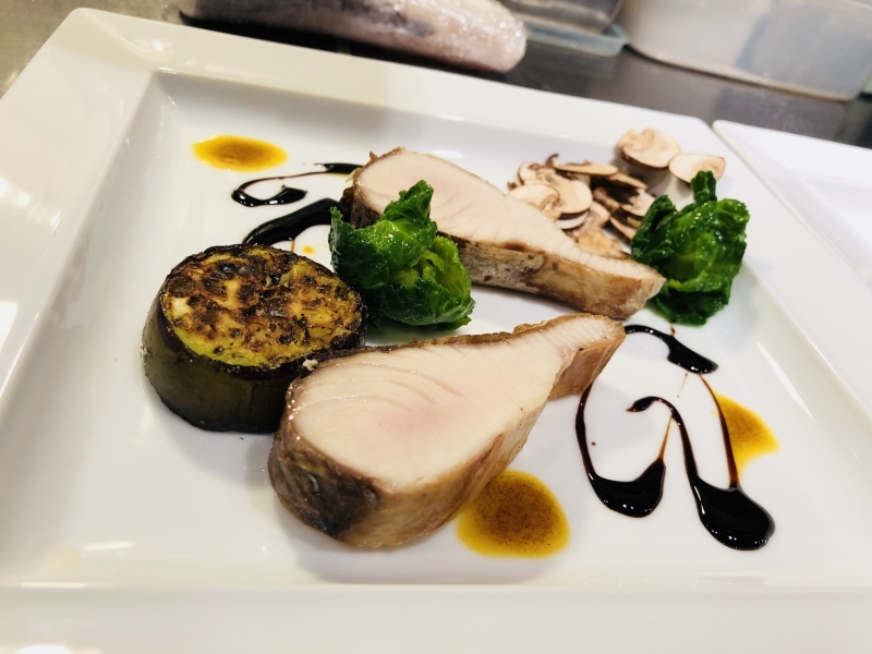 サワラ 魚のメイン料理 ｎｏ 1です 4月11日 水 のランチメニュー 芝公園のイタリアン Gene Dining シェフ森松元気のブログ