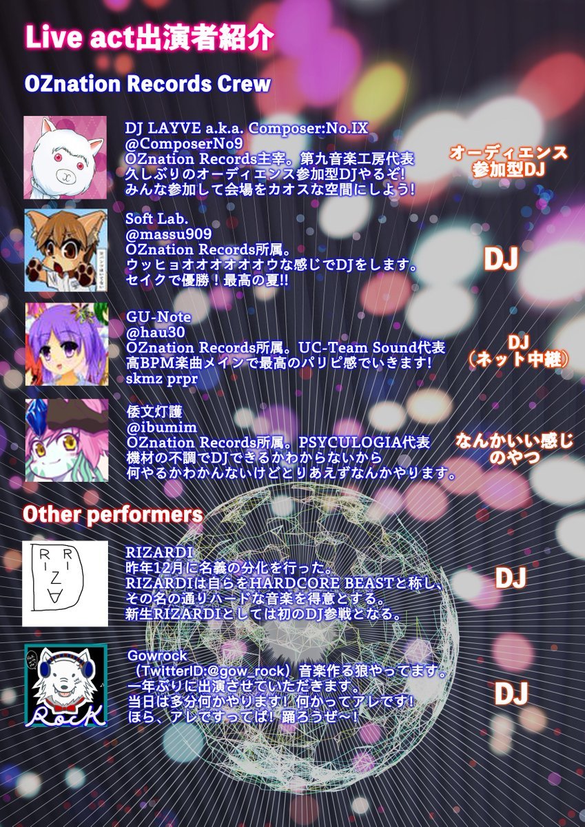 04/28（土）OZnation Party_c0099300_14503566.jpg