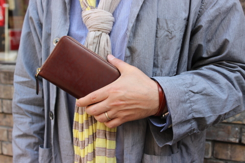 SLOW 待望の新型財布 ~herbie~ \"round long&short wallet\" ご紹介_f0191324_09191548.jpg