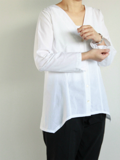 Worker’s Nobility　V SHIRT / WHITE COTTON_b0139281_15133279.jpg