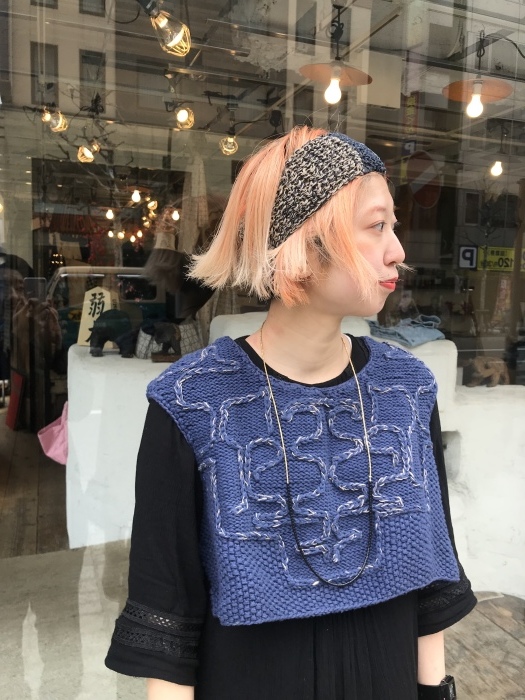 ハンドニットアイヌ刺しベスト : SAPPORO STAFF BLOG