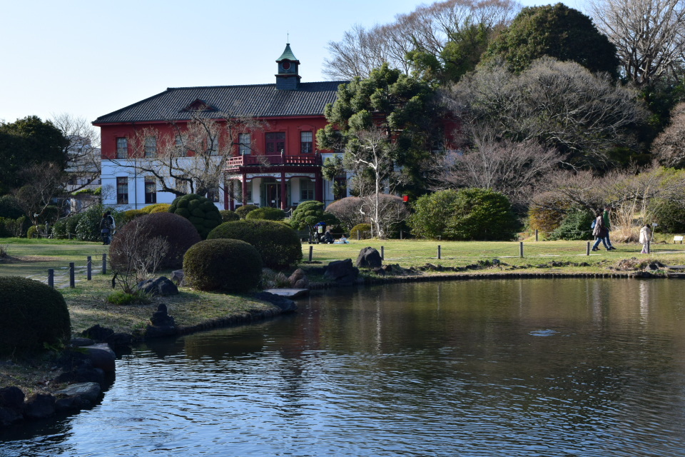 東京文京区小石川植物園の旧東京医学校本館 近代建築写真室 武蔵野台地