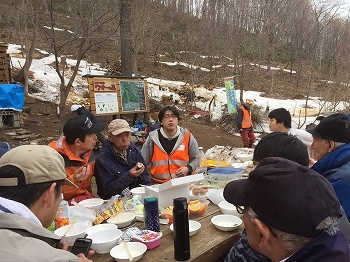 平成30年4月14日(土) 天候:曇り 高川山林 18名参加_c0173813_22474476.jpg