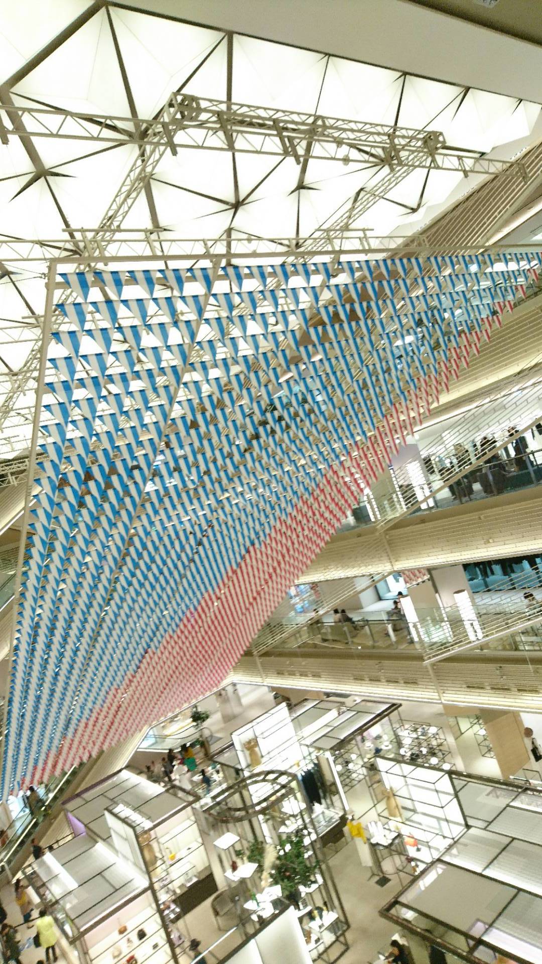 Daniel Buren 《Like a flock of starlings: work in situ》@GINZA SIX_c0002171_20212873.jpg