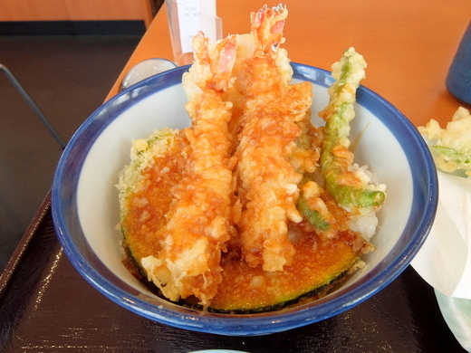 【18日は】てんや　上天丼 　アスパラ天（別盛り）　 620円【てんやの日】_d0188613_15584707.jpg