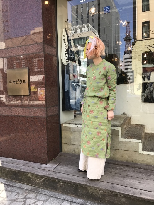 リネンボタニカル刺繍ワンピース Sapporo Staff Blog
