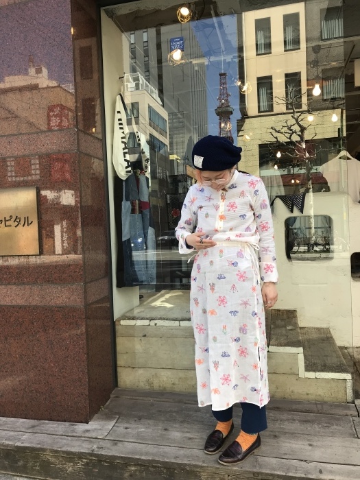リネンボタニカル刺繍ワンピース Sapporo Staff Blog