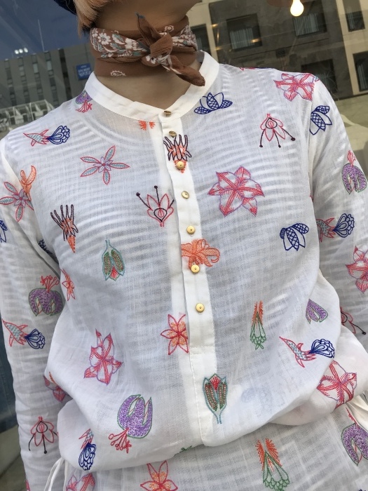リネンボタニカル刺繍ワンピース Sapporo Staff Blog リネンボタニカル刺繍ワンピース Sapporo Staff Blog
