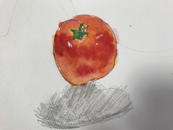 トマトの塗り方 東西線浦安駅徒歩２分の絵画教室 Atelier創 アトリエ ソウ のブログ