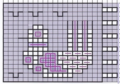 ロクロ式で織るヤノフ織④　方眼図案の問題点_e0225164_12042042.jpg