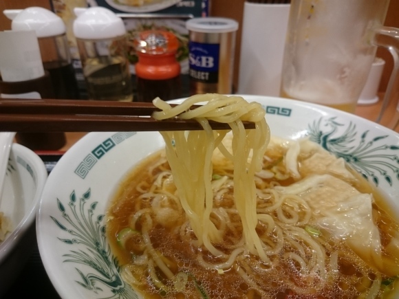 4/18 ワンタン麵 + 半チャーハンセット¥800 & 生ビール¥330_b0042308_10065804.jpg
