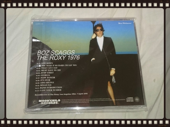 BOZ SCAGGS / THE ROXY 1976_b0042308_11212866.jpg