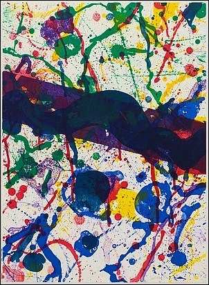 【WEB限定】 サム・フランシス Sam Francis シルクスクリーン Untitled（サム 版画