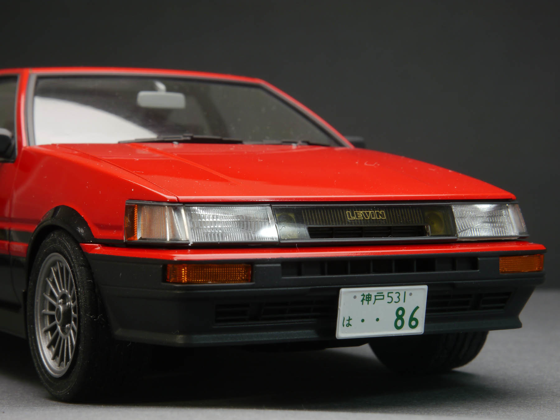 1/24 アオシマ トヨタ AE86 カローラレビン GT-APEX '85 完成品