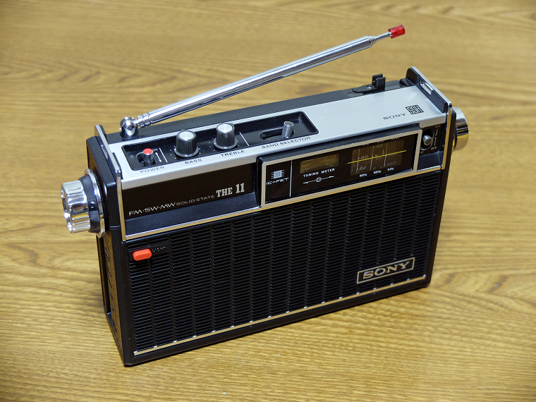 整備品 SONY ソリッドステート11 シリーズ TFM-110D 1960年代 - ラジオ 