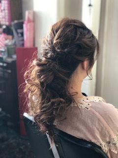 結婚式参列のヘアーセット_b0088100_12294028.jpg