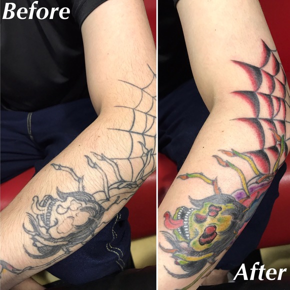 クモ スカル 蜘蛛の巣 他店作品続き タトゥー 刺青 2face Tattoo Studio Japan 千葉県木更津市 刺青処 聖針 クモ スカル 蜘蛛の巣 他店作品続き タトゥー 刺青 2face Tattoo Studio Japan 千葉県木更津市 刺青処 聖針