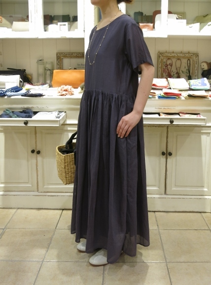 maison de soil から、コットンシルクチェックのシリーズが入荷です。_c0227633_12121119.jpg