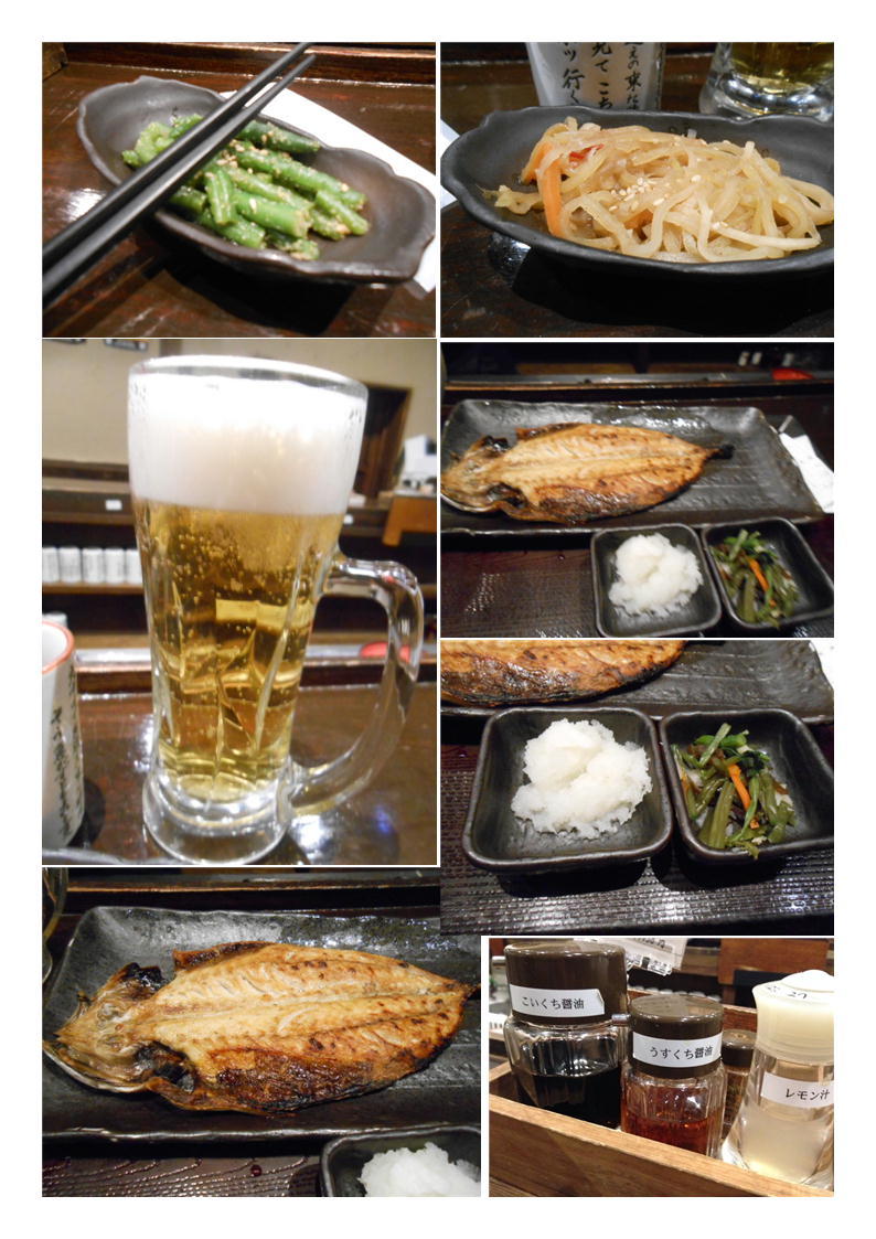 新宿での仕事。帰りは食事も兼ねて、西新宿｢しんぱち食堂｣で定食とビール３杯。_f0388041_05211930.jpg