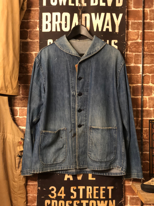 US NAVY ショールカラー : VINTAGE CLOTHING & ANTIQUES TWO FACE