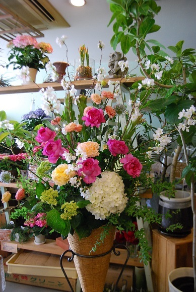 スタンド花はご用途もいろいろ。_a0201358_18471117.jpg