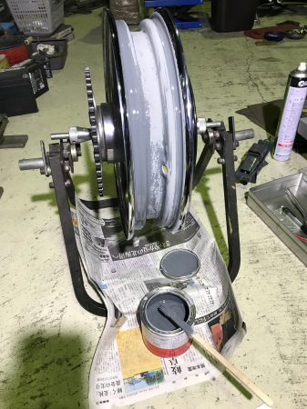 81ショベルチョッパー車検整備_c0133351_19112291.jpg