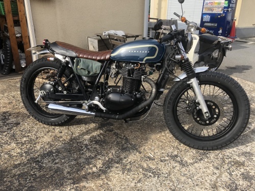 シライ様TRフロント18インチ化＆トイさんSRマフラーペイント : JET