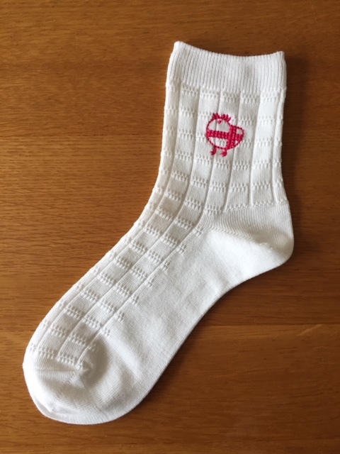 靴下ワンポイント刺繍 ミシン刺繍オリジナルデータ制作 笑顔で手作り 靴下ワンポイント刺繍 ミシン刺繍オリジナルデータ制作 笑顔で手作り