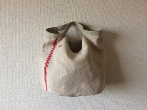 アンティークリネンのくたくたBag_b0117564_19141731.jpg