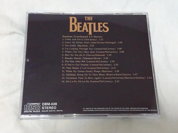 THE BEATLES / SESSIONS_b0042308_03042709.jpg