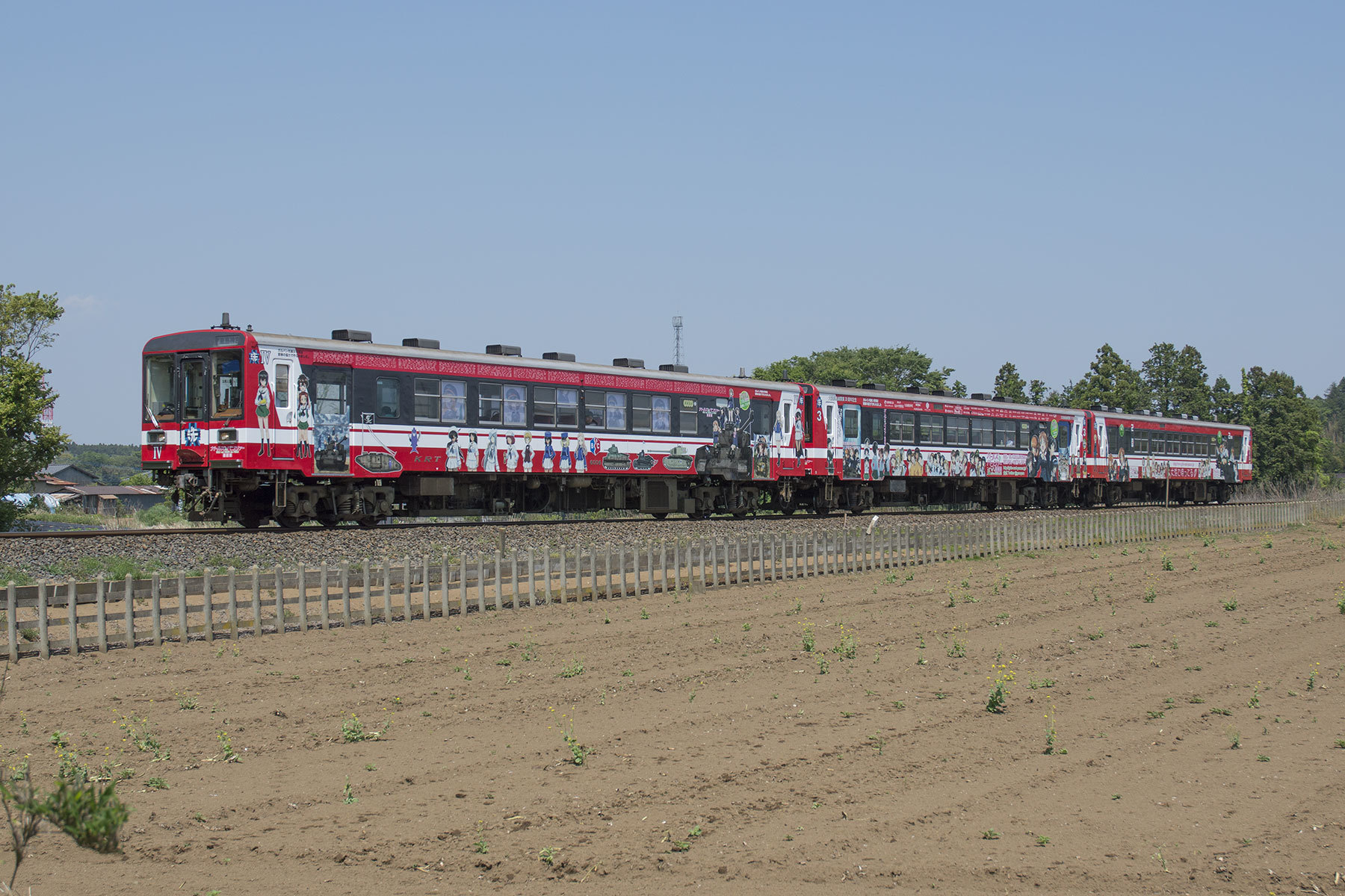 鹿島臨海鉄道6006 ガールズ&パンツァー ラッピング列車 楽天市場】鹿島臨海鉄道6006 ガールズ&パンツァー仕様ラッピング