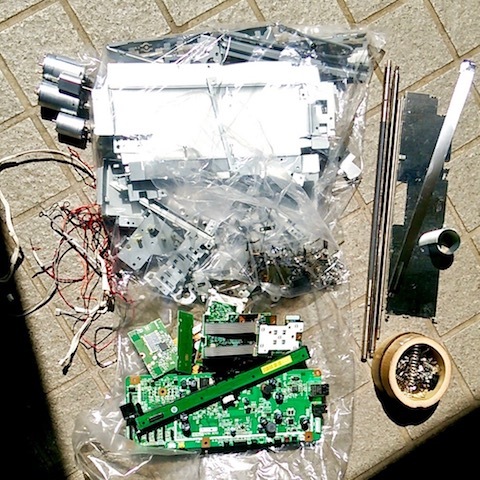 プリンター解体 〜 Epson EP-802A : hills飛地 長距離自転車乗り