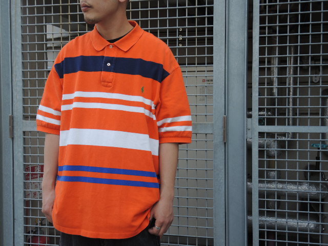 USED POLO BORDER POLO SHIRT STYLE！！_d0367472_14335479.jpg