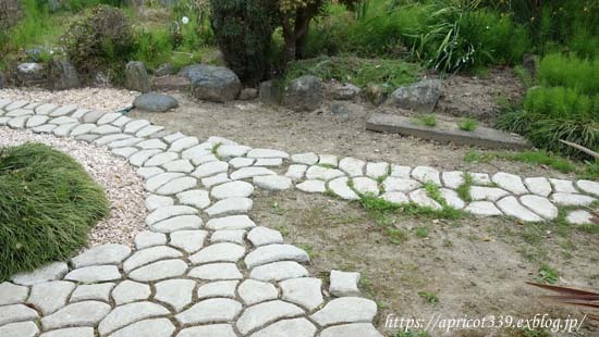 玄関前の小径の雑草対策_c0293787_23031683.jpg